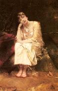 Benjamin Constant Contemplation oil on canvas